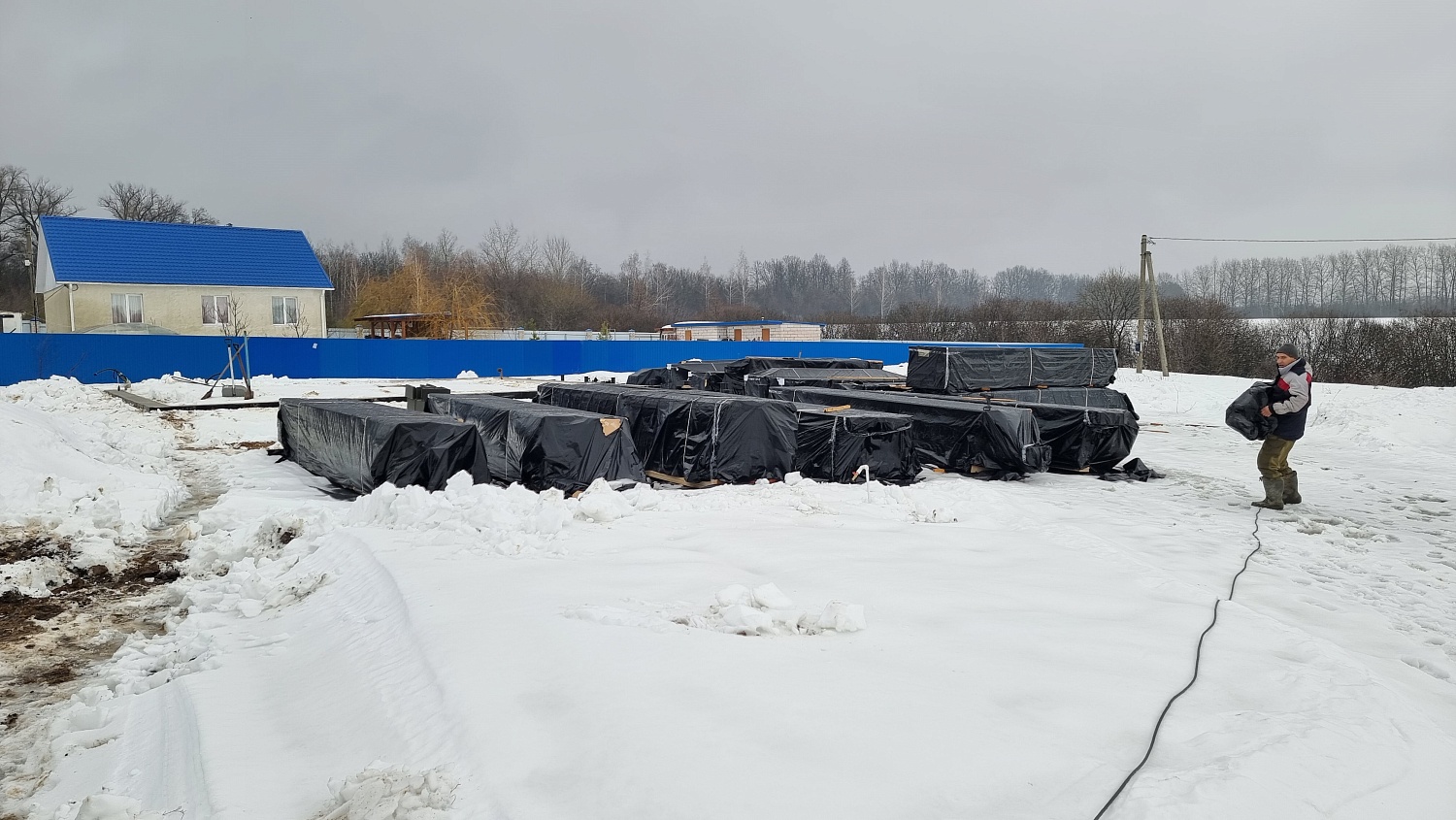 Строительство деревянного дома в Воронежской области